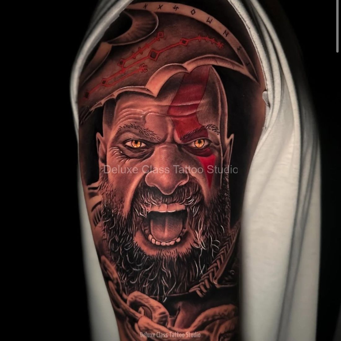 Realistic Portrait eines Kriegers